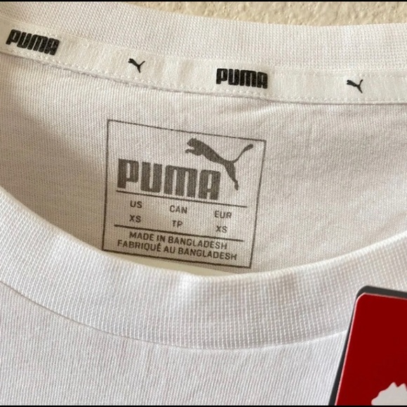 NWT NICE *PUMA* CROP TOP WITH LOGO - Picture 6 of 6